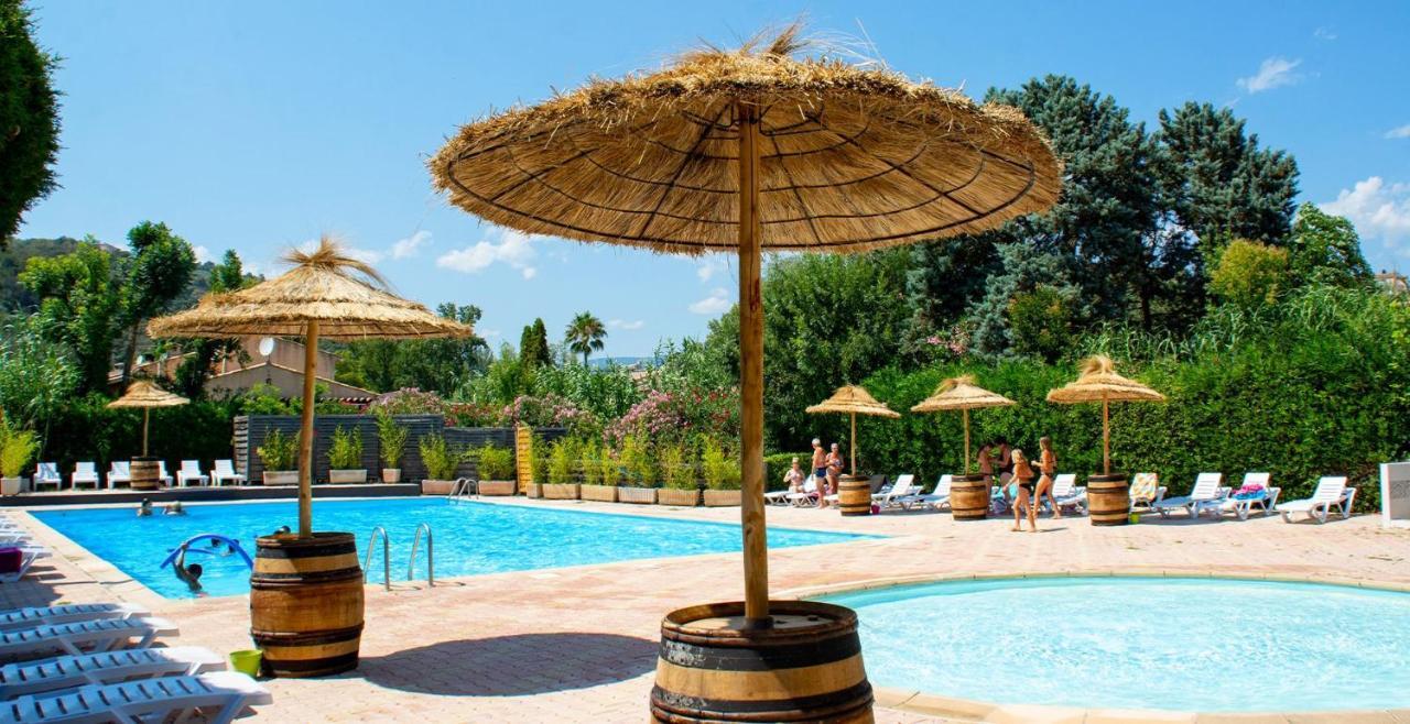 Camping Les Mimosas Hotel Pégomas Buitenkant foto
